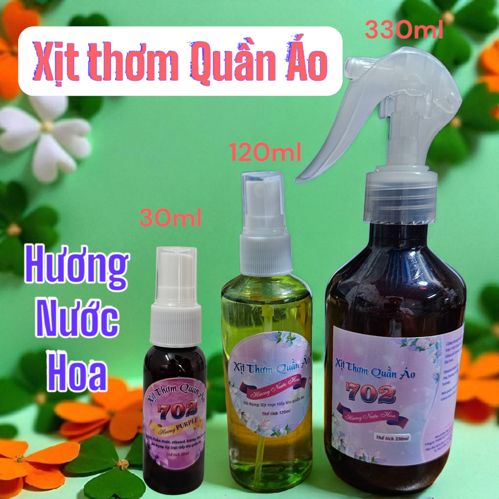 Xịt Thơm Quần Áo , Xịt Vải Khô