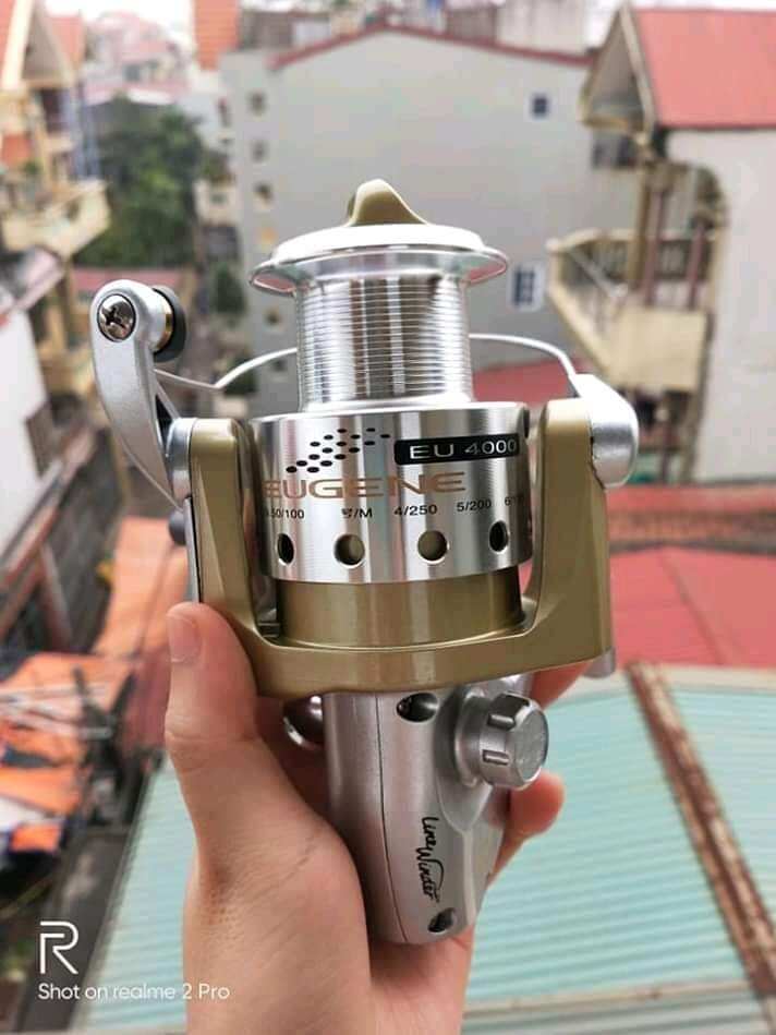 Máy câu cá line winder eu 3000 4000 5000 7000 siêu khỏe,siêu bền siêu tải cá đến 25kg