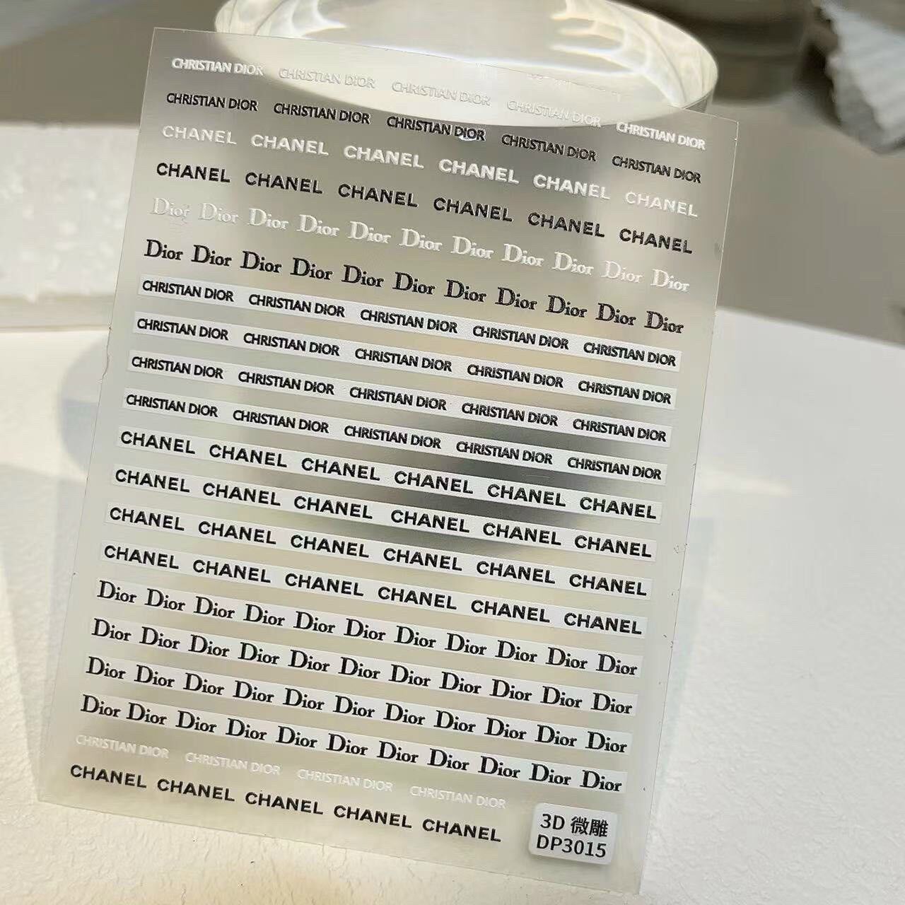 Sticker 3D thương hiệu nổi tiếng