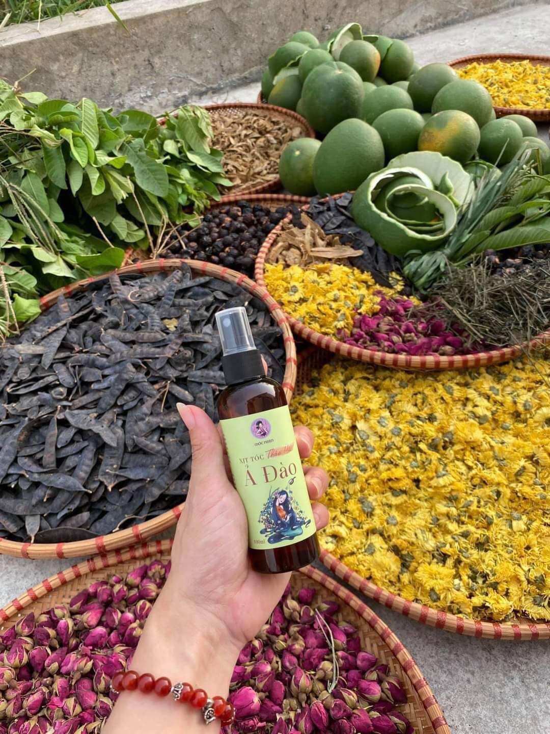 Combo Chăm Sóc Tóc Mộc Nhan - Sạch Gàu Giảm Rụng Kích Mọc Tóc