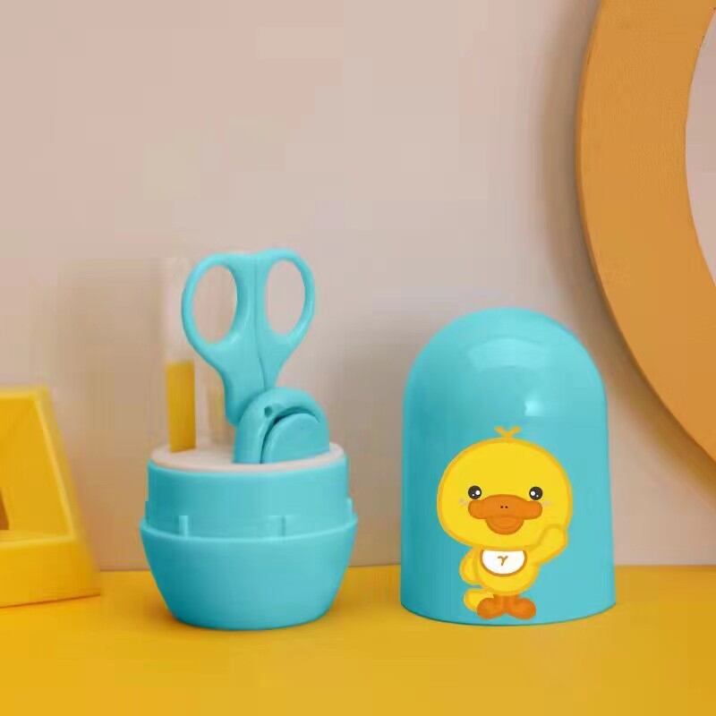 Bộ bấm móng trứng 4 chi tiết cho bé