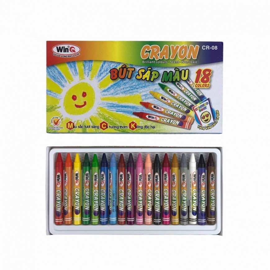 Bút Sáp Thơm 12 màu, 18 màu WinQ