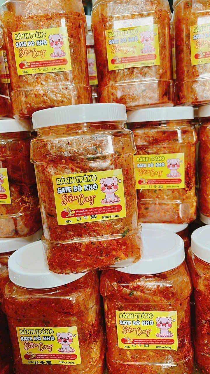 300g bánh tráng sate khô bò