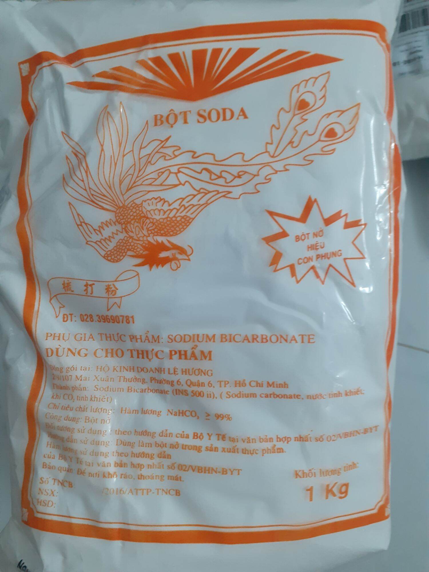 Bột Soda dùng làm bột nở trong chế biến thực phẩm