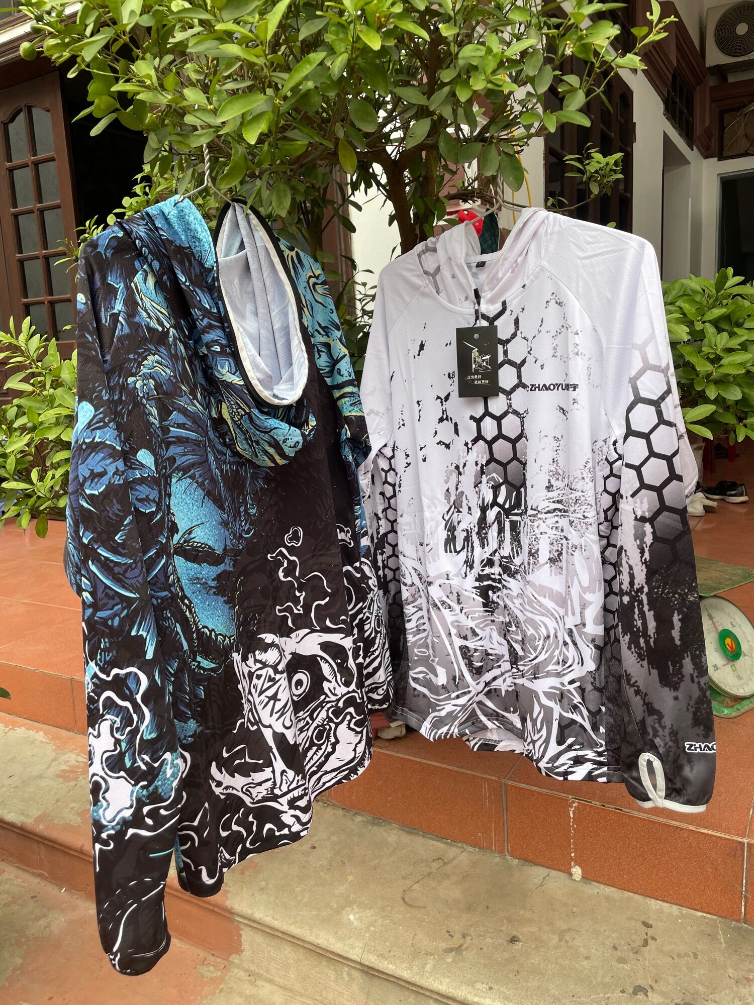 Áo Chống Nắng Câu Cá- Rồng Xanh