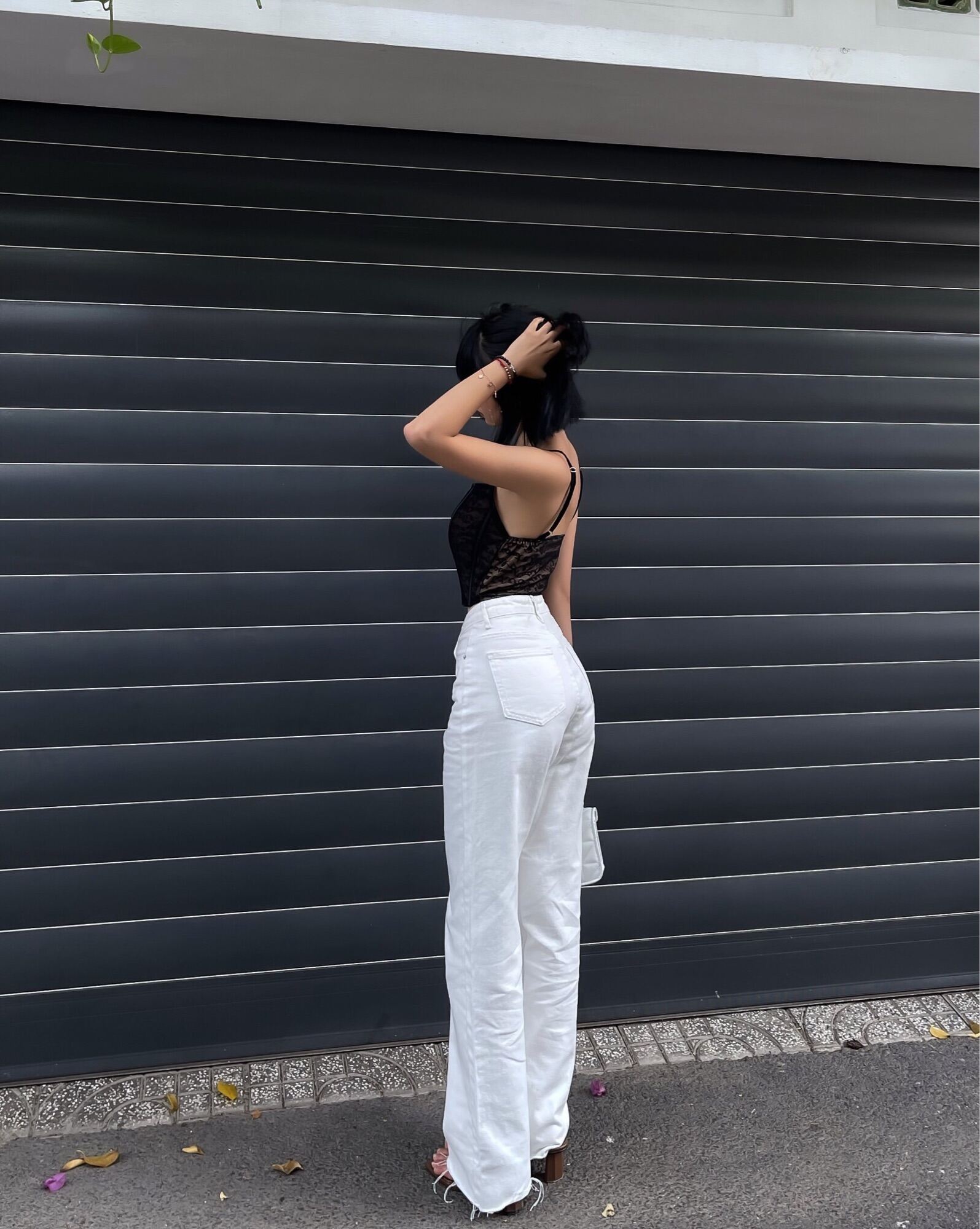 White Jeans - Quần Jeans trắng ống suông - THIẾT KẾ BỞI IAMCOCO.OFFICIAL. 
