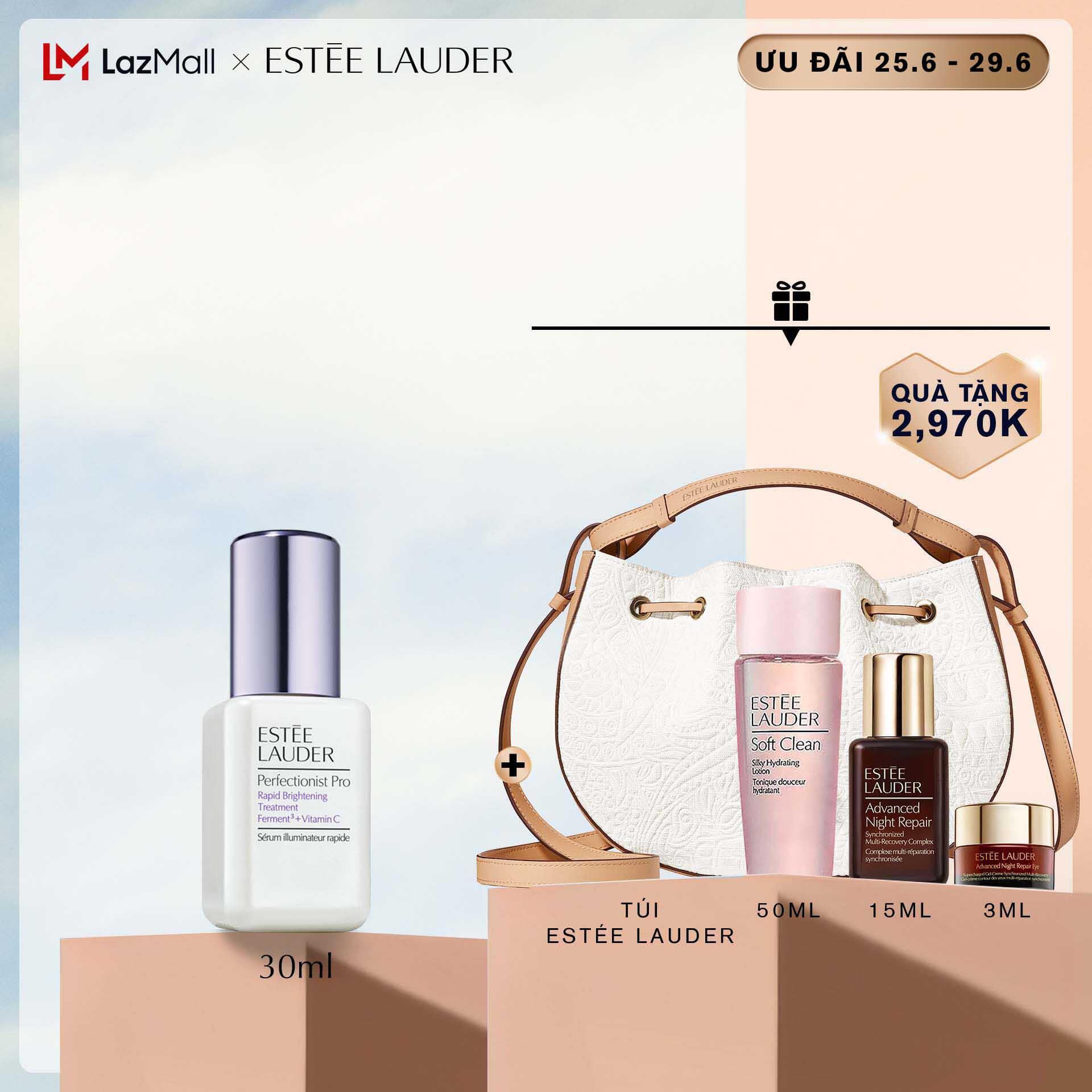 Serum/Tinh chất Estee Lauder Perfectionist Pro Rapid Brightening Treatment with Ferment³ + Vitamin C 30ml • Dưỡng trắng hồng và khắc phục sạm nám