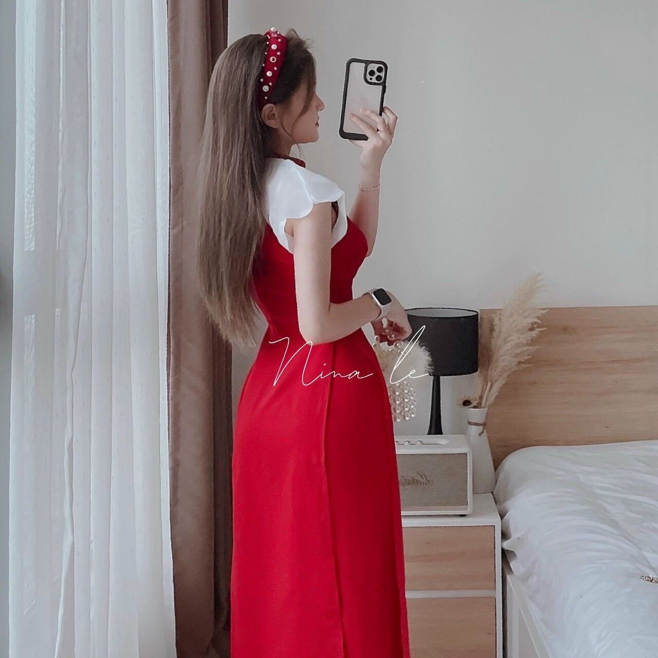 (AD05 SHOP BIGSIZE NỮ 50KG ĐẾN 90KG) set áo dài tay canh tiên