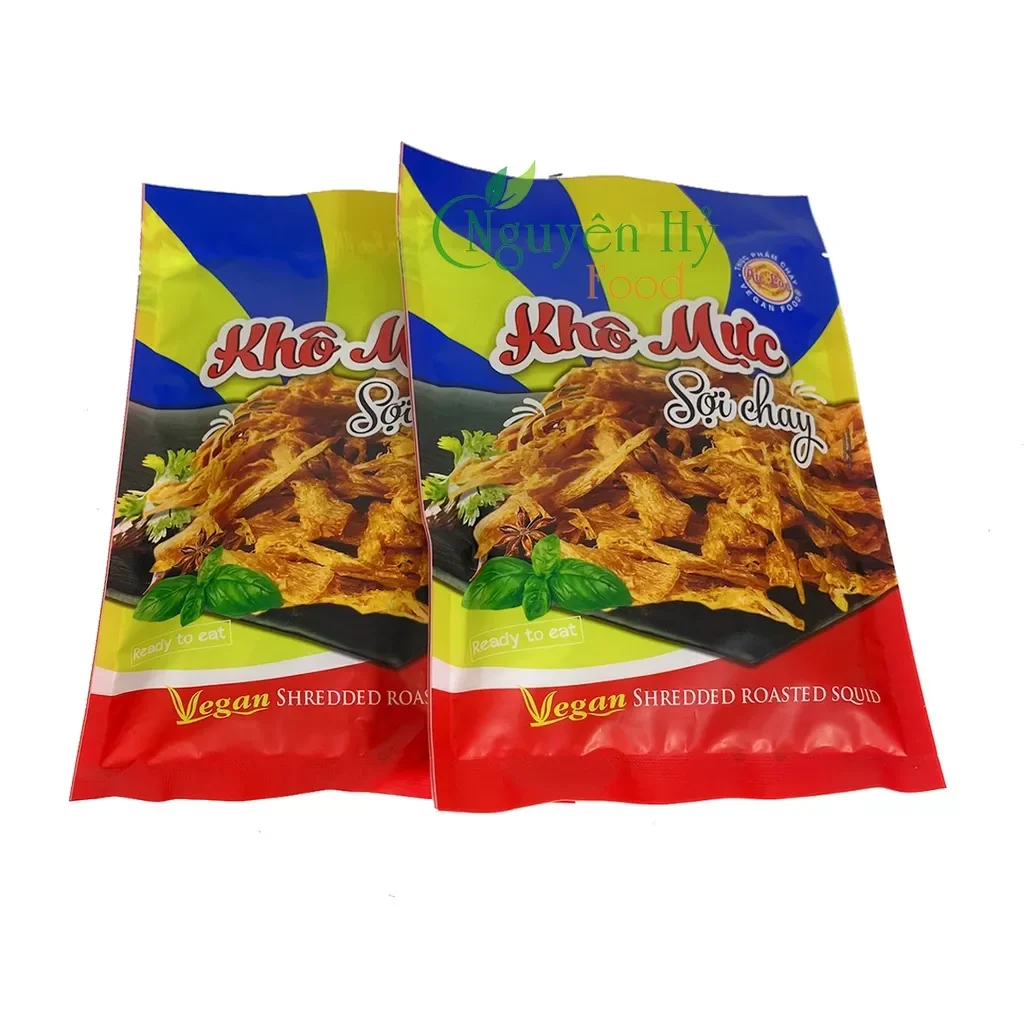 Khô mực sợi chay âu lạc gói 50g thực phẩm ăn liền