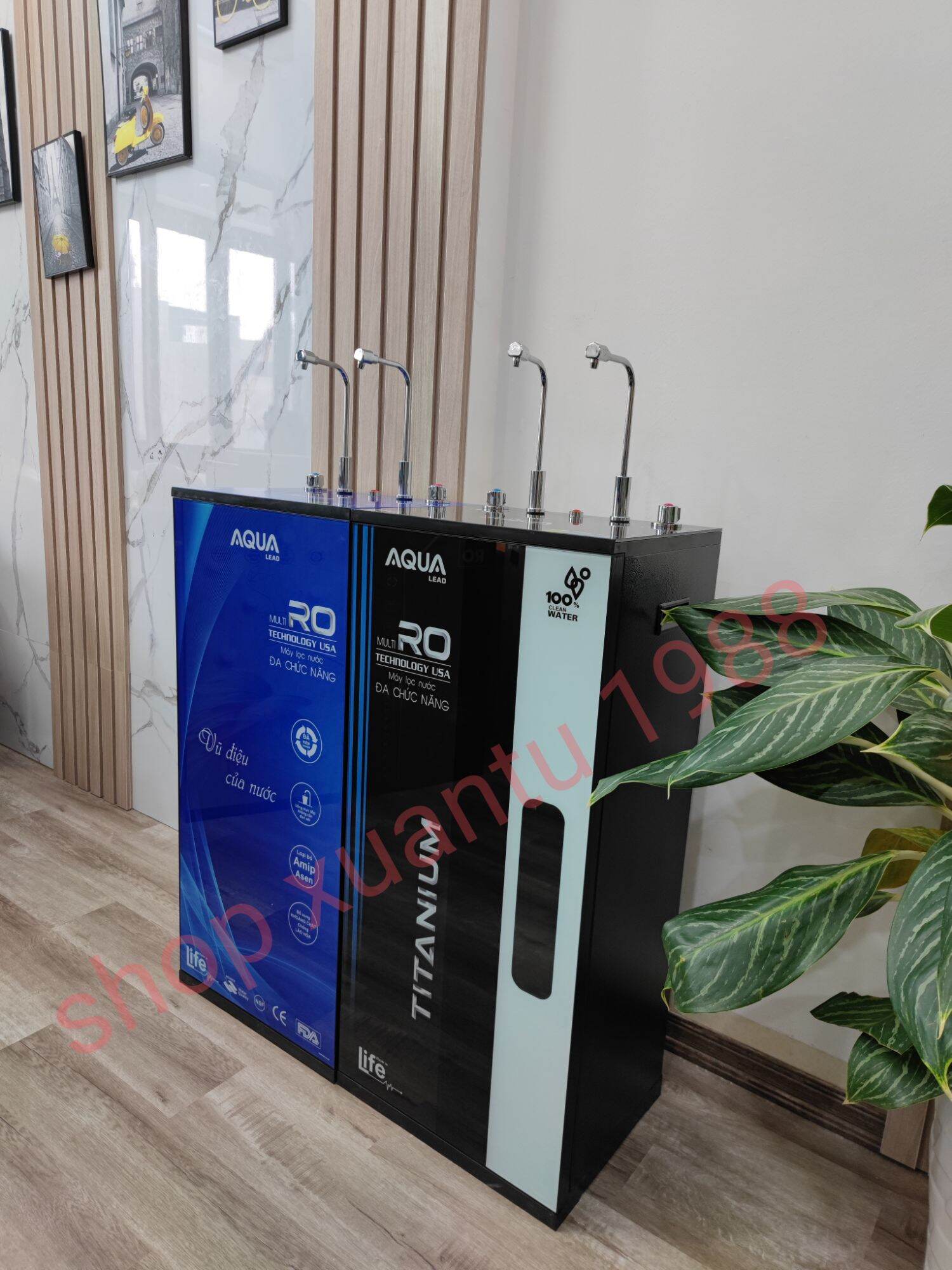 Máy lọc nước RO aqua lead hai vòi nóng nguội 11 cấp
