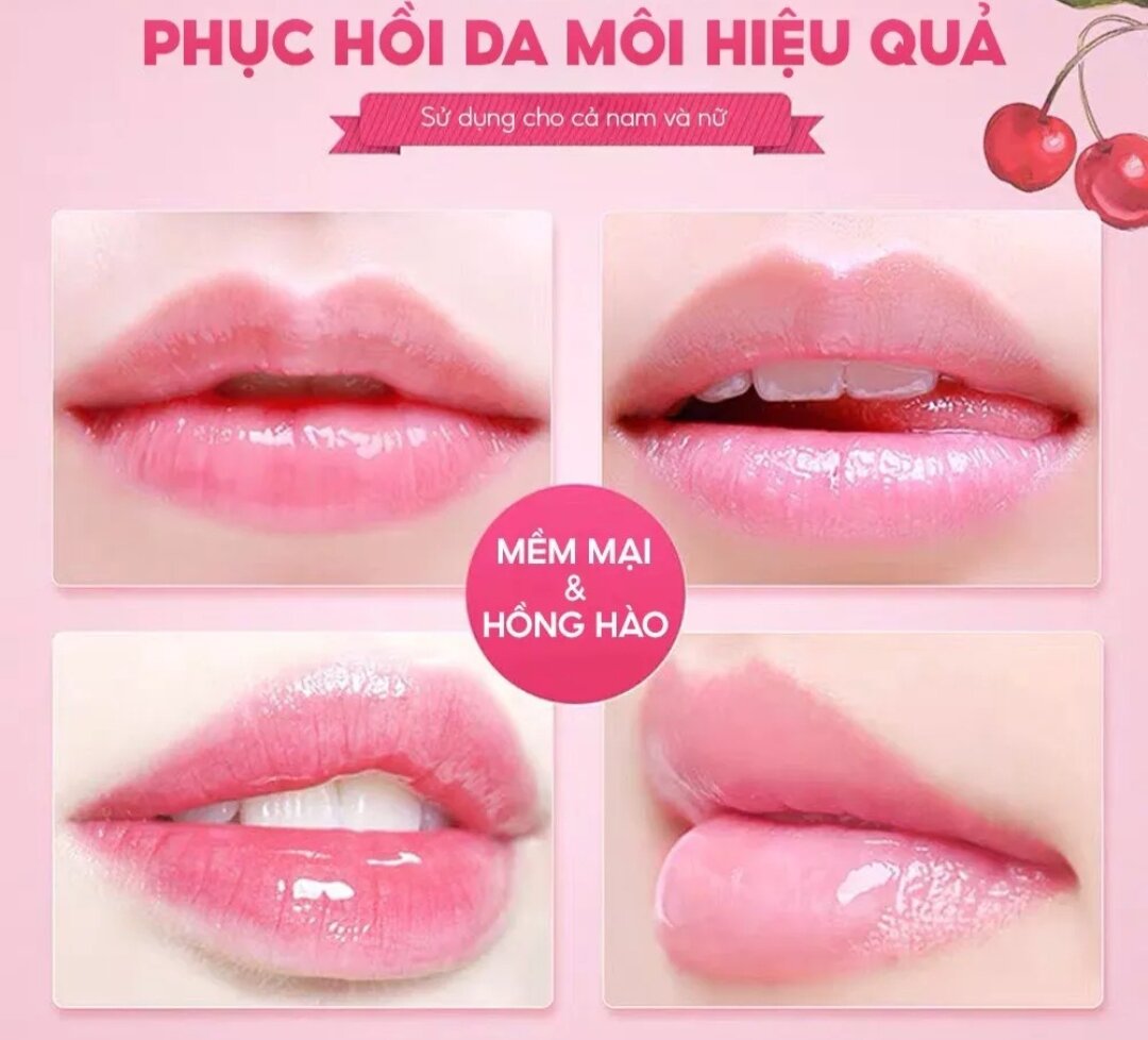 Dưỡng khử thâm môi CollagenTHIÊN DI làm mềm hồng&giảm thâmmôi không còn khô ráp