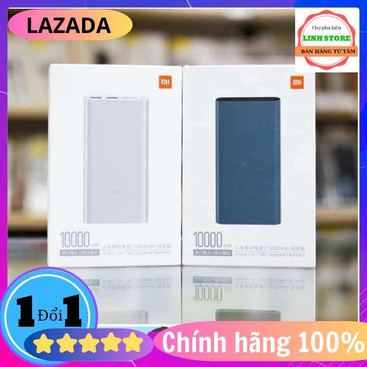 [FLASH SALE DEAL SỐC] Pin Sạc Dự Phòng CHÍNH HÃNG Xiaomi 10000mAh Sạc Nhanh 18W Gen 3-VK TUẤN STORE