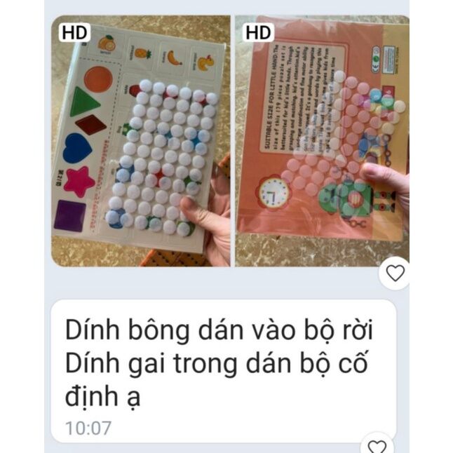 Sách bóc dán Montessory thông minh cho bé