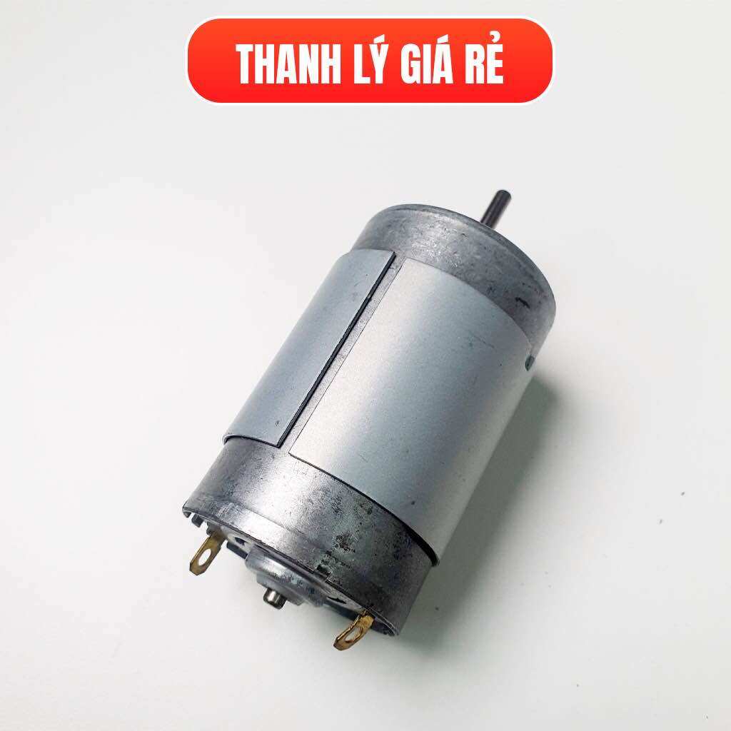 Mô tơ, động cơ DC 550 hàng jonhson,12-15v,loại ăn dòng thấp,chế quạt