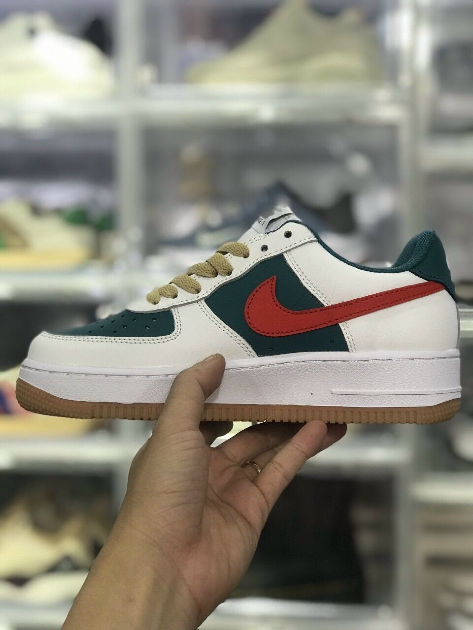 Giày Air Force Guci nam nữ Fullbox - meoraudinh