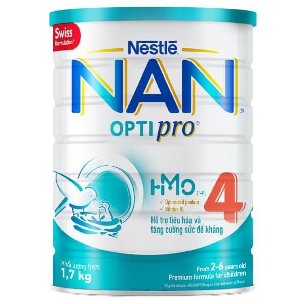 HCM - Sữa Bột Nestle Nan Optipro 4 HMO 1.7kg - Date 4 24