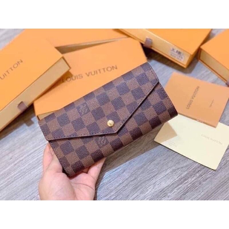 [ XẢ KHO ] Ví Nữ Cầm Tay Nút Bấm Fullbox, Size 19 Thời Trang Hàn Quốc Hotrend
