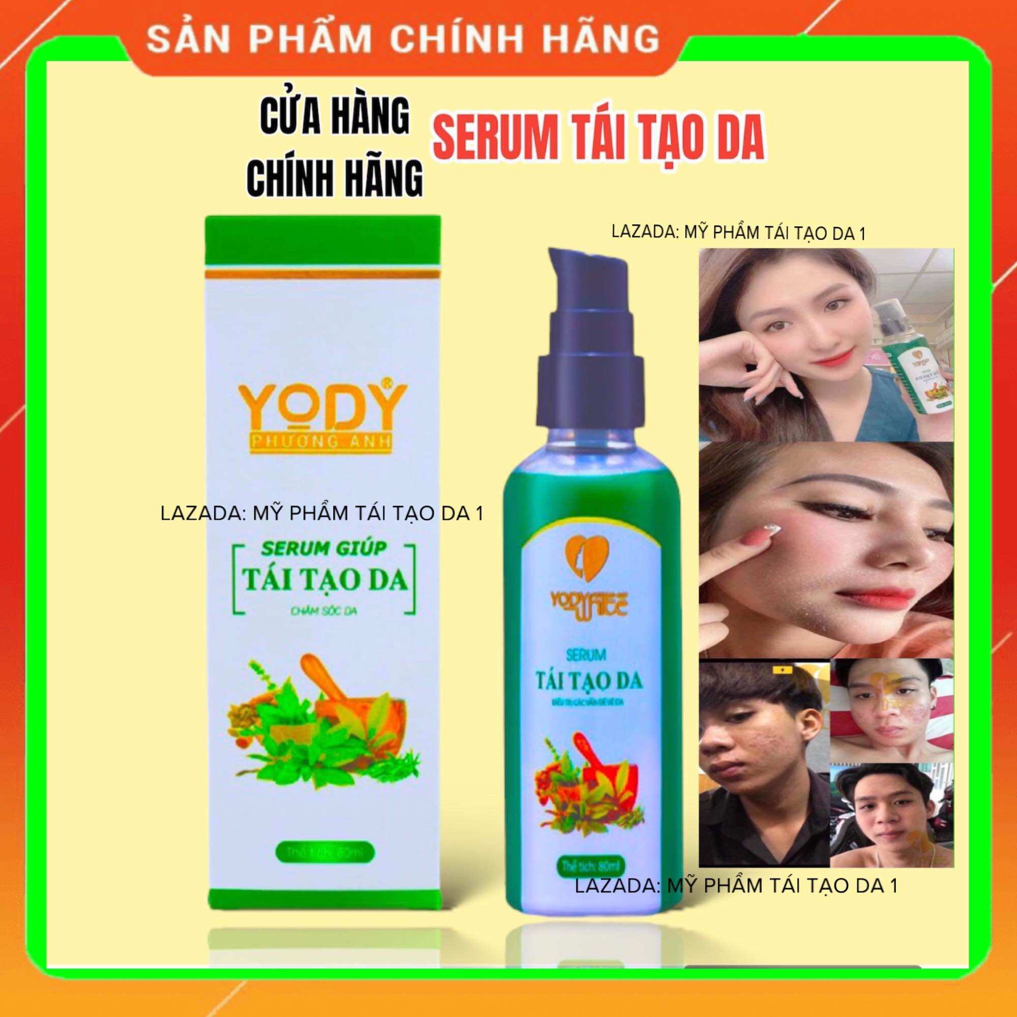 Serum thảo dược tái tạo da phương anh