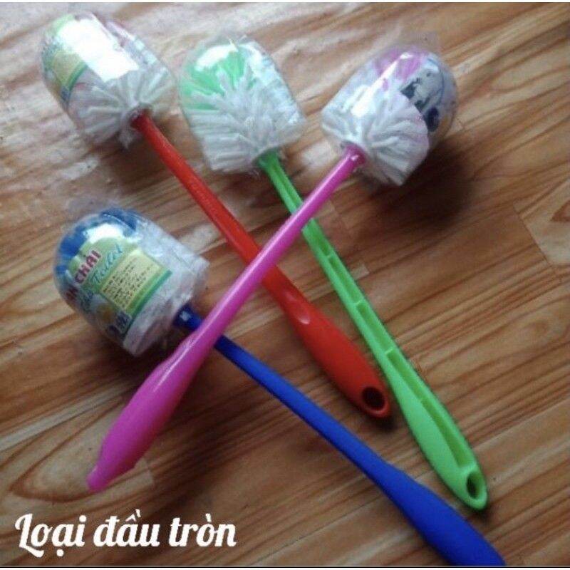 cây chà rửa vệ sinh toilet đầu tròn