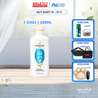 Dầu Gội Xả PANTENE Nhập Khẩu Mỹ 2IN1 Hương Classic Clean Chai 820ML