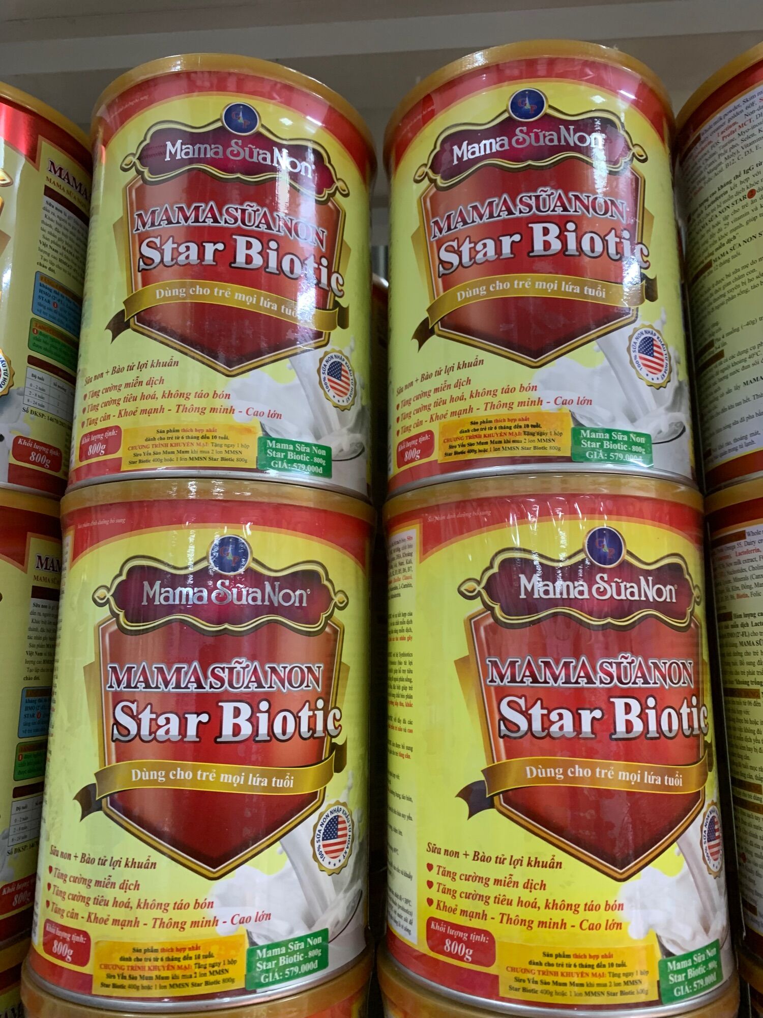 Sữa Mama sữa non Star Biotic 800g date mới