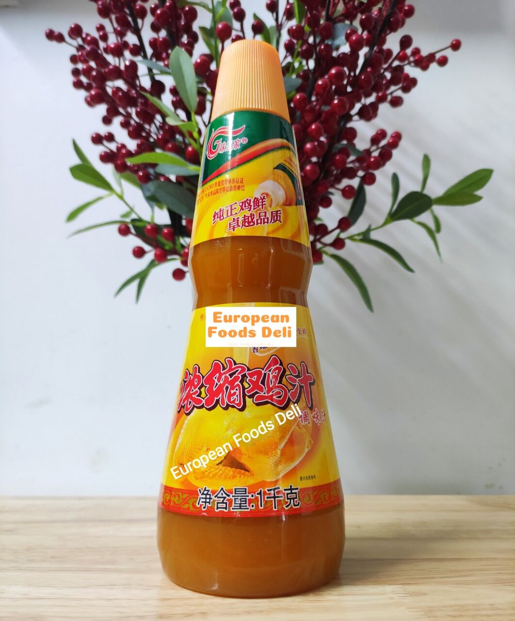 Nước Cốt Thịt Gà Thượng Hạng chai thủy tinh 580Gram