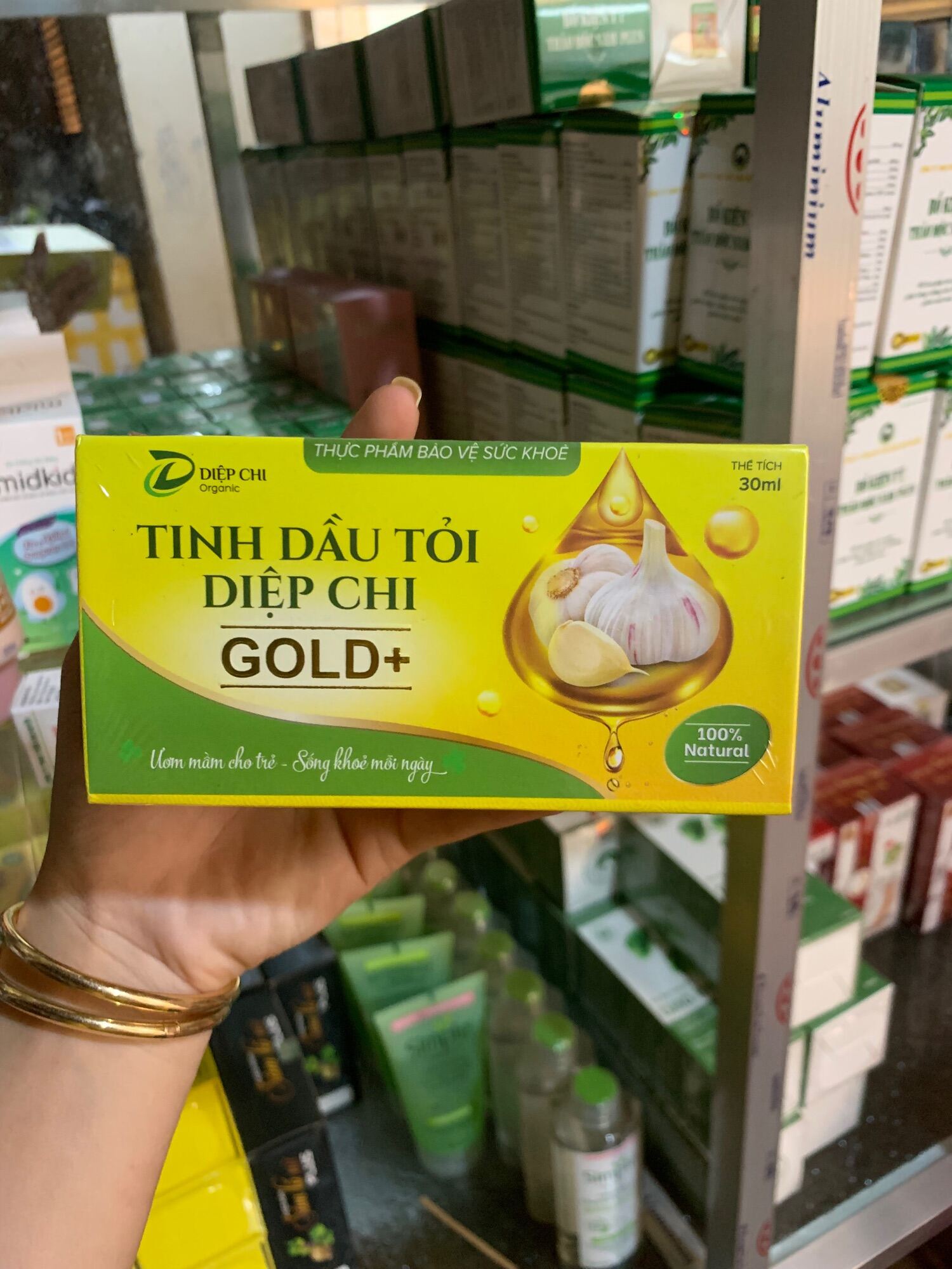 TINH DẦU TỎI DIỆP CHI GOLD+ 30ml