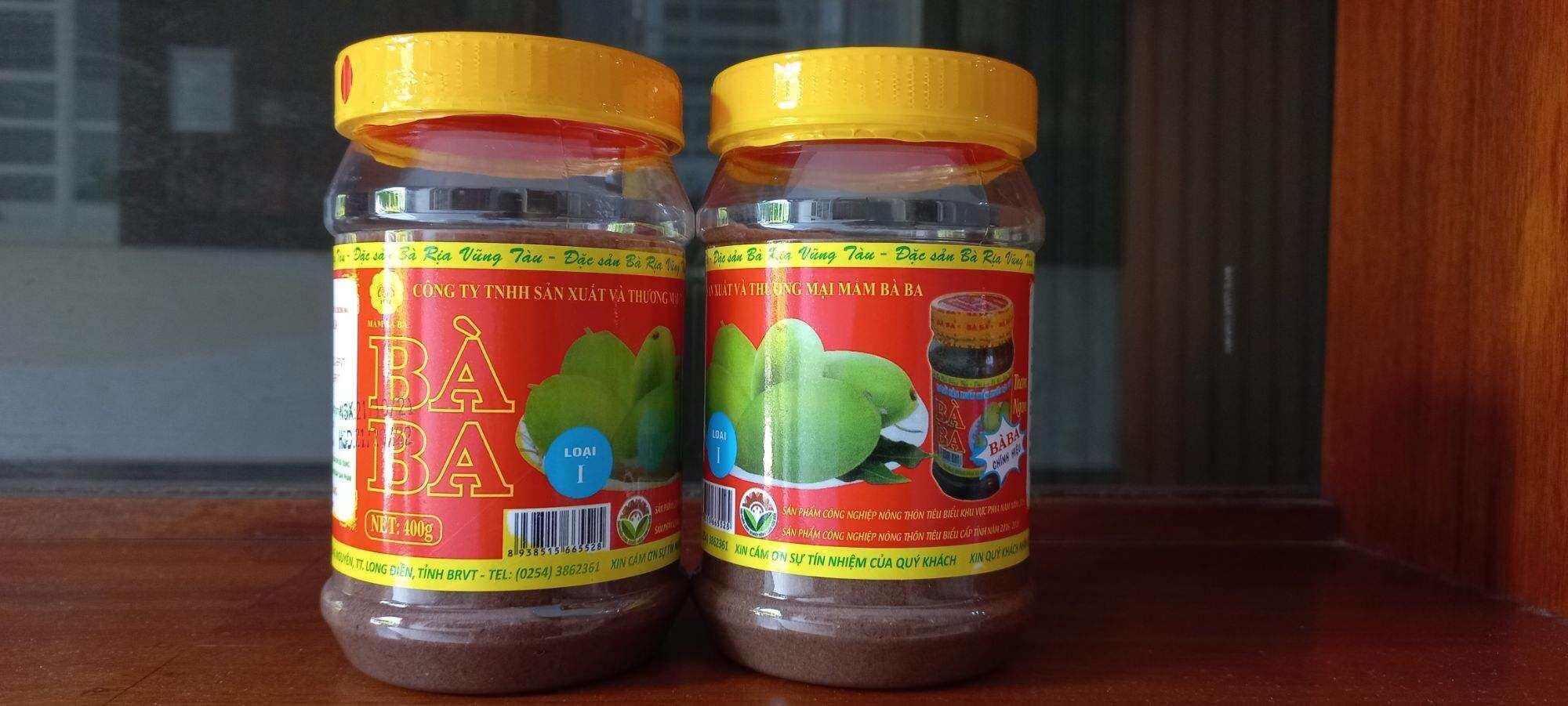 Mắm Ruốc Bà Ba có gia vị hủ 400gr