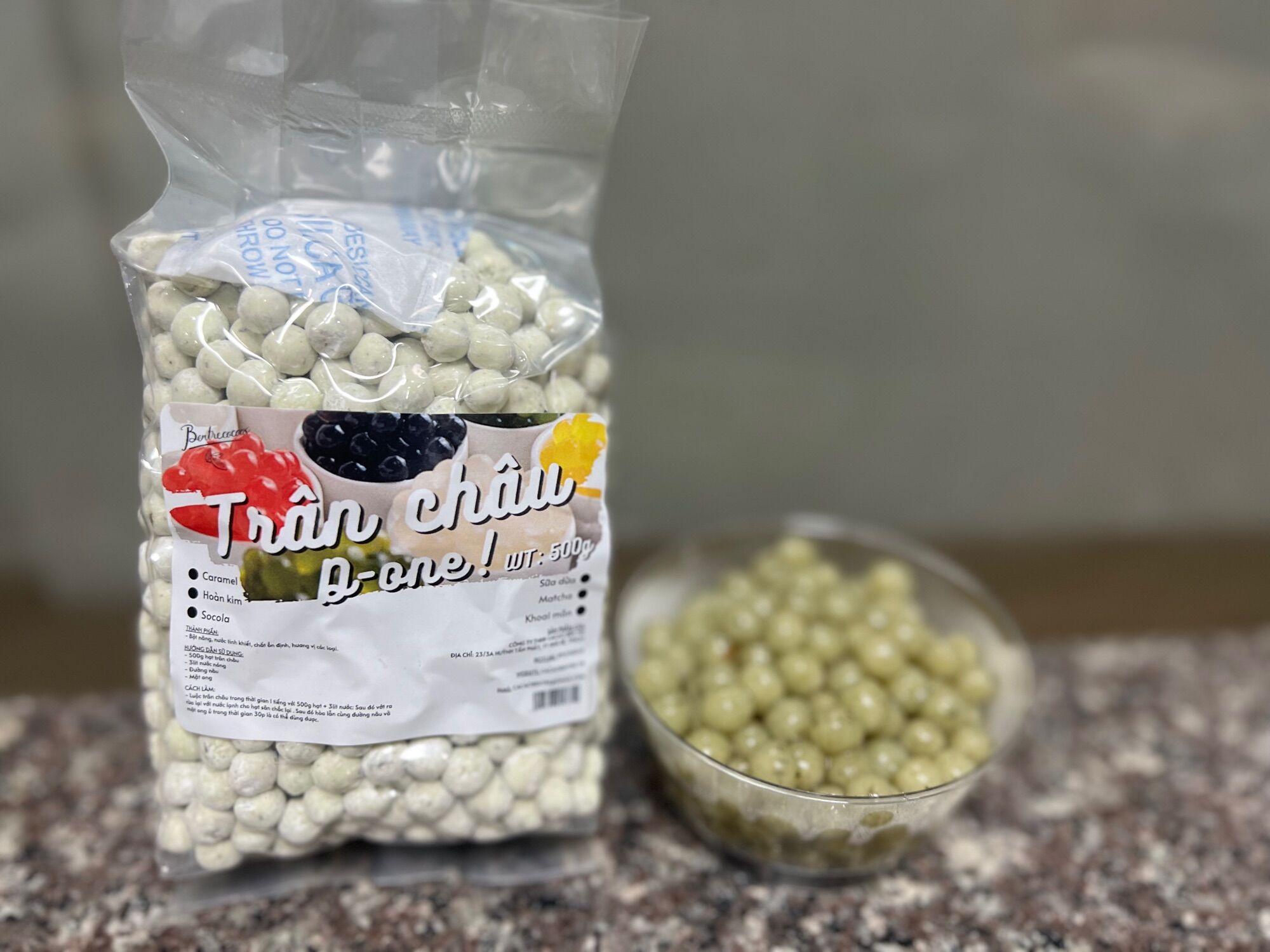 Trân châu mochi dẻo 6 vị ( 2,5kg)