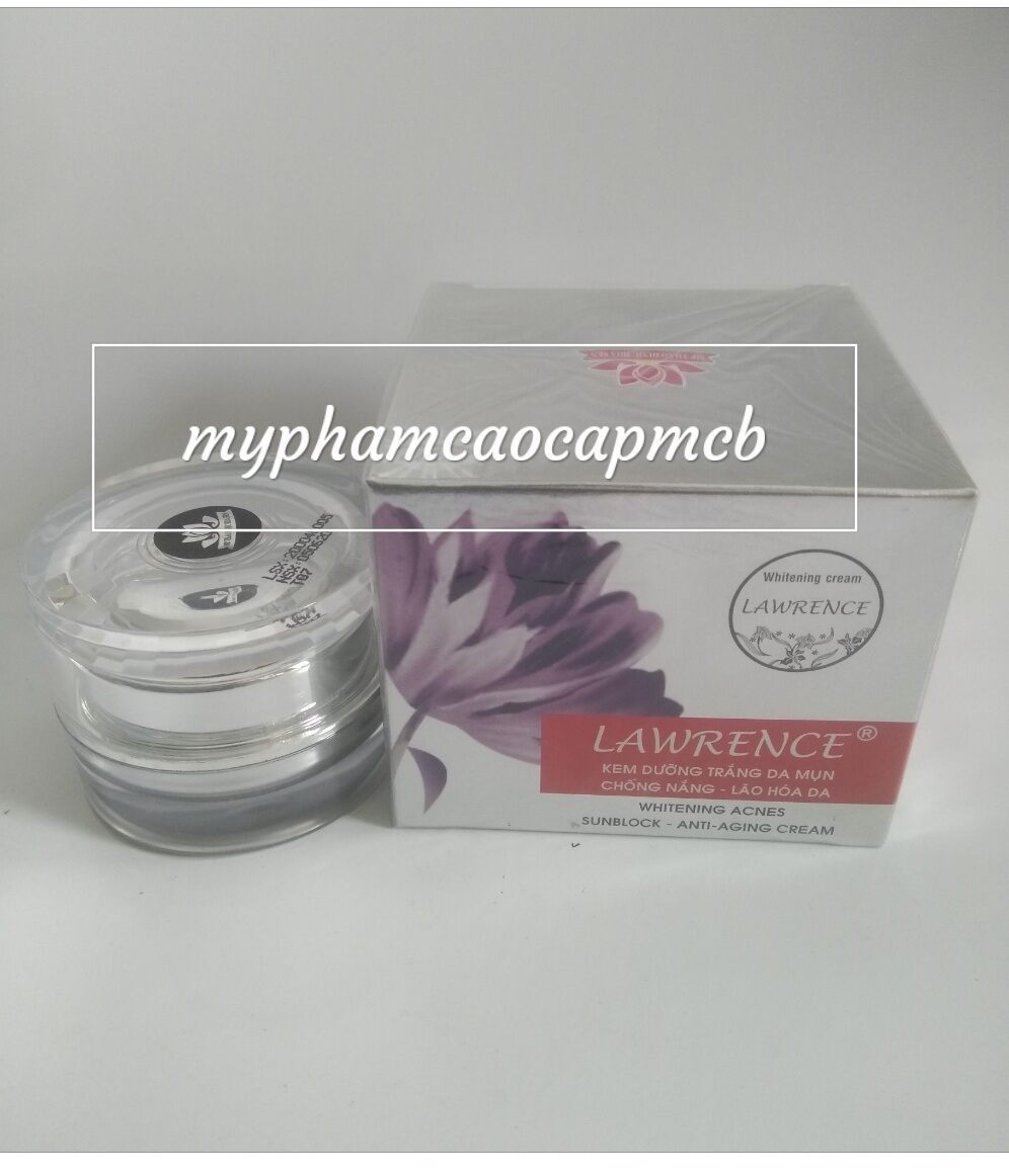 Kem Lawrence mụn trắng da lão hóa 15g