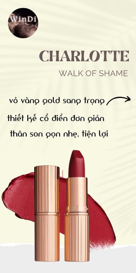 Son Charlotte Tilbury màu Walk of Shame mini