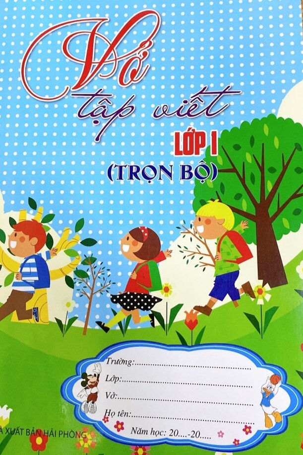 Bộ tập viết cho bé