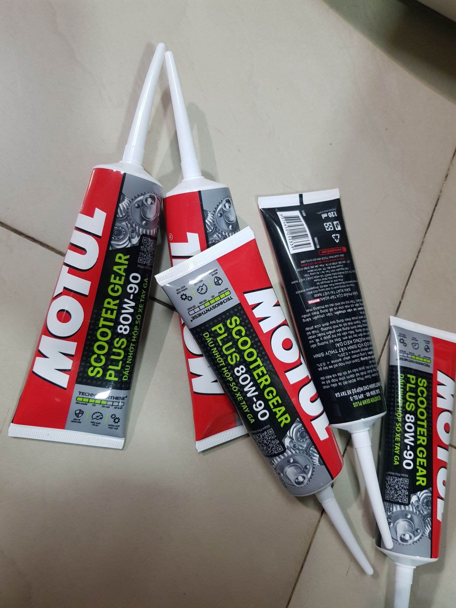 [HCM]Nhớt hộp số Motul nhớt láp Motul Scooter Gear Plus-Tuýp 120ml