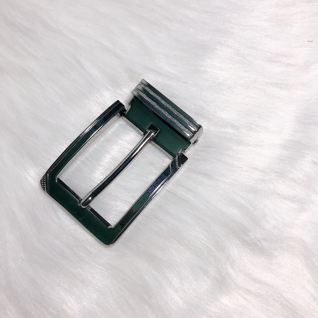 Mặt khóa thắt lưng (đầu dây nịt), mặt kim, bản rộng  3.5cm