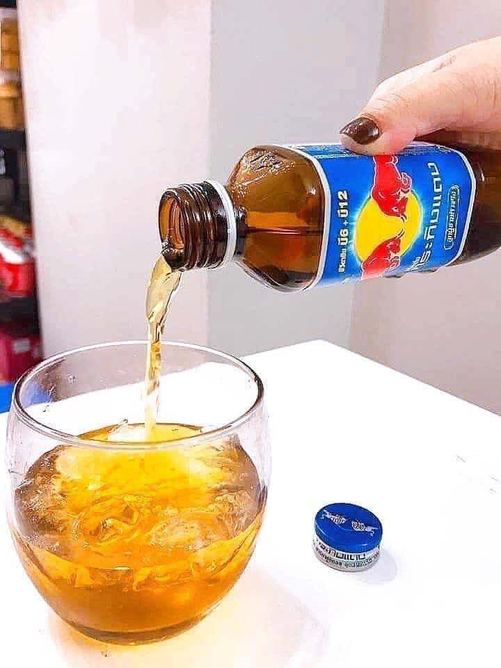 Bò húc Thái chai sành, lốc 10 chai