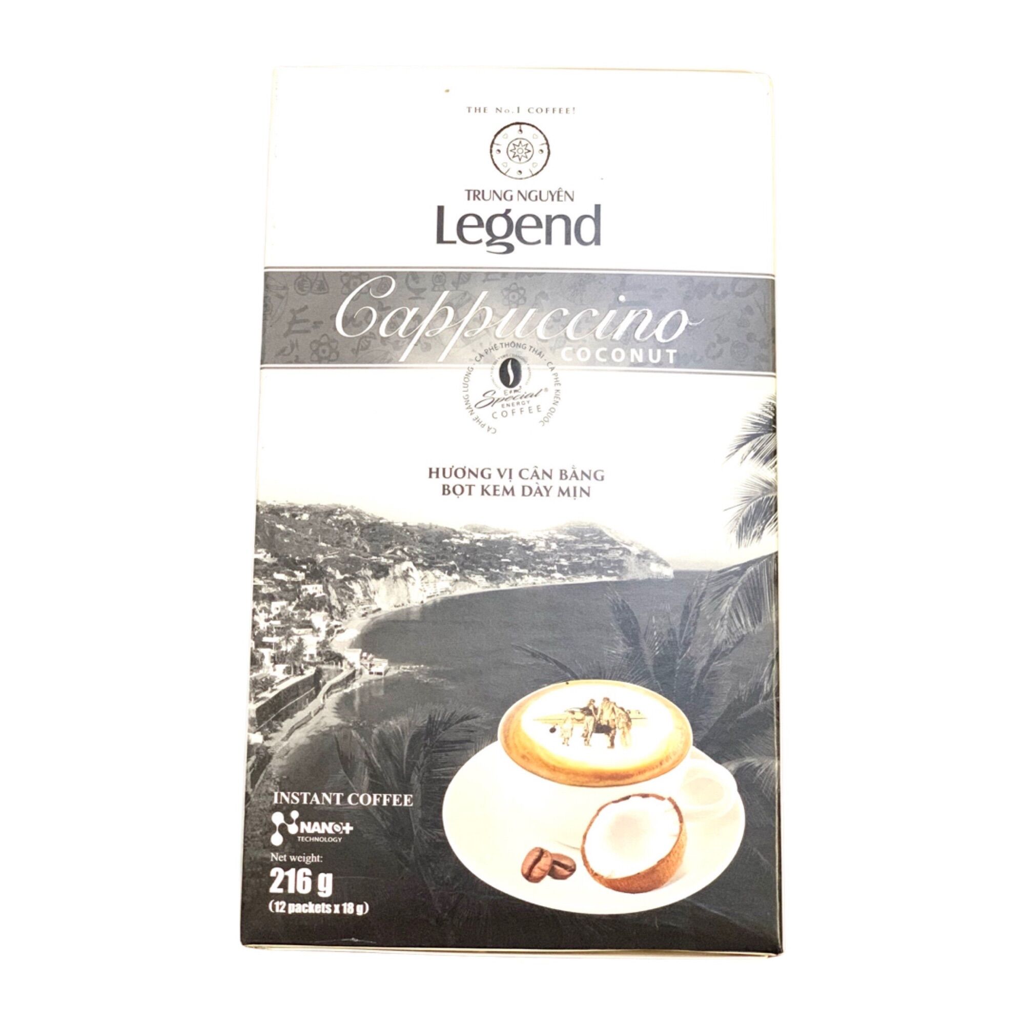 Cà phê Cappuccino Vị Dừa Trung Nguyên