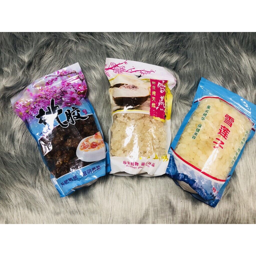 Combo 3 món tuyết yến+ nhựa đào+ bồ mễ