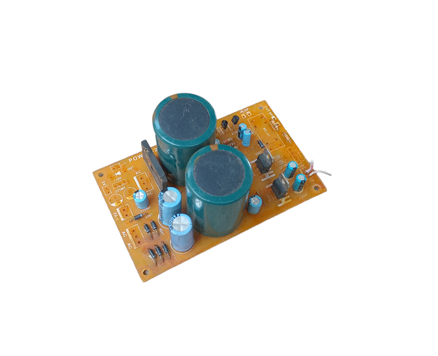 Bo nguồn amply 2 tụ (tháo máy)