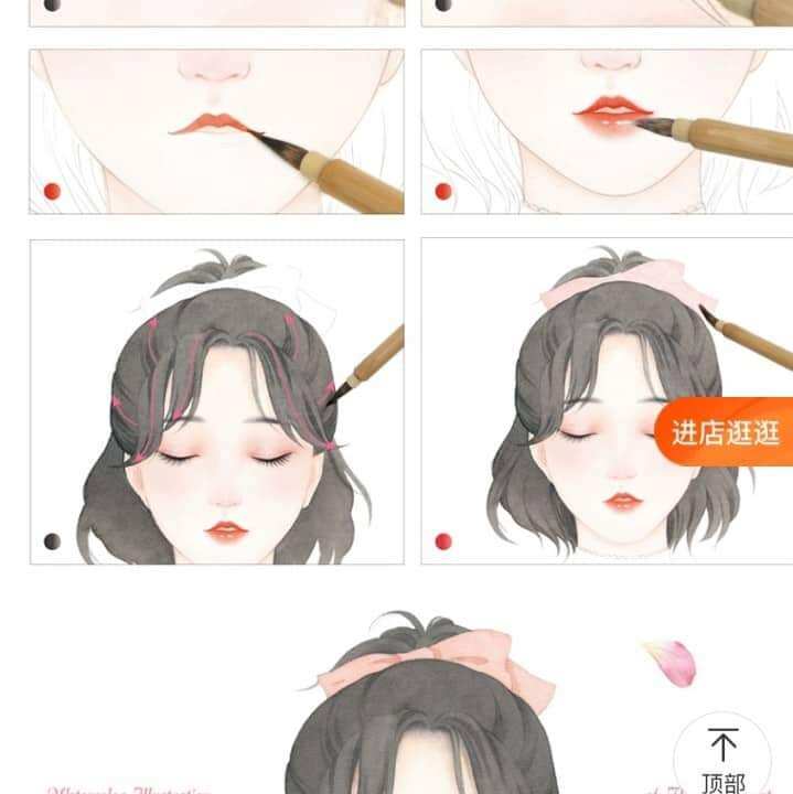 ARTBOOK DẠY VẼ THIẾU NỮ ngọt ngào