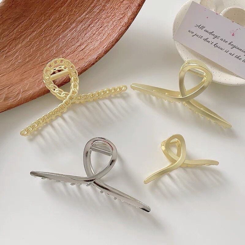 [Thanh lý dọn kho]Kẹp tóc càng cua Bông Shop thời trang