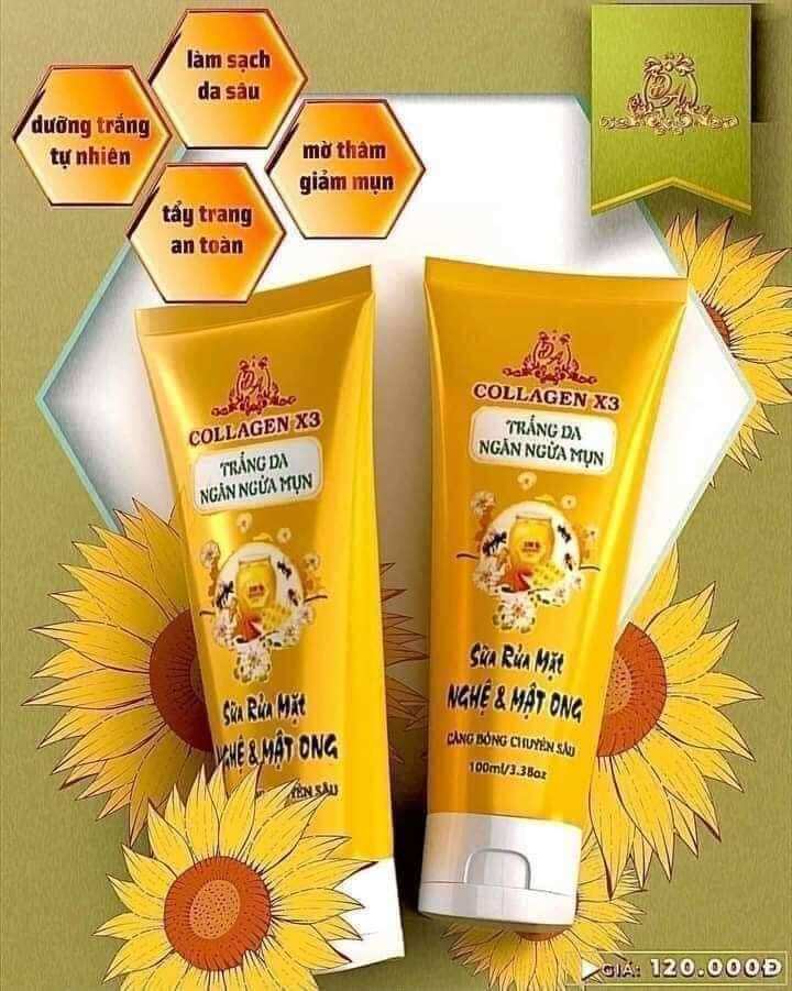 sửa rửa mặt nghệ mật ong