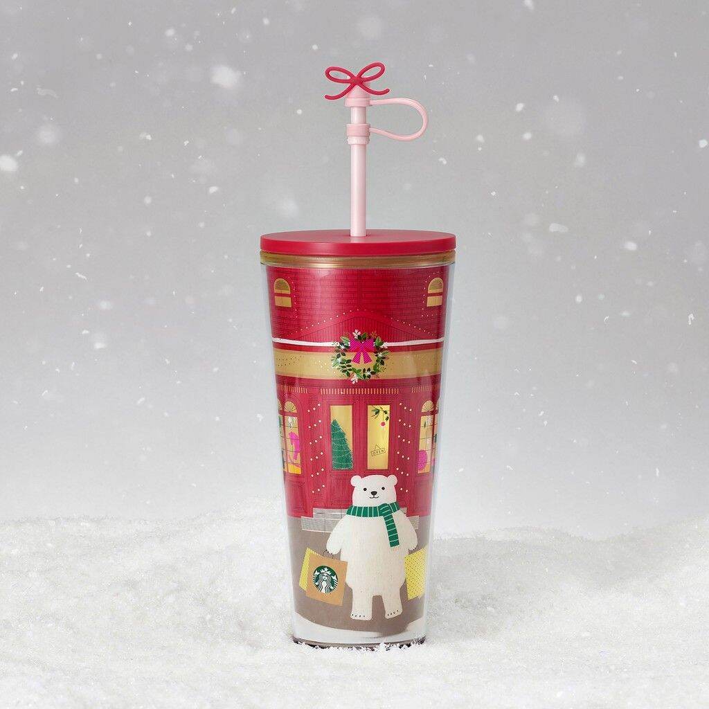Ly Starbucks Plastic Holiday Shopping 591ml