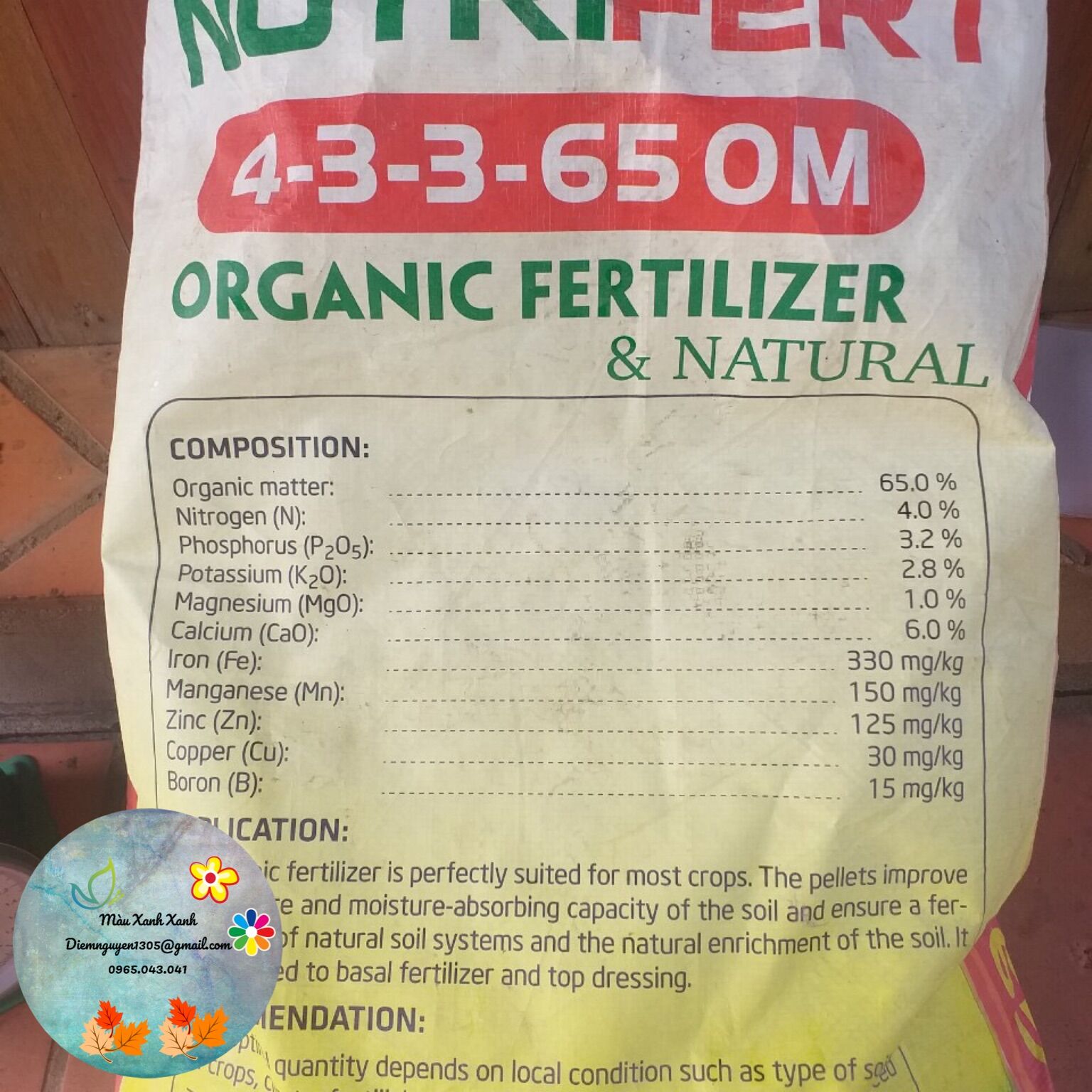 [PB] Phân cá hữu cơ 250gr/ 19.5k (mua 1kg tặng 250gr)