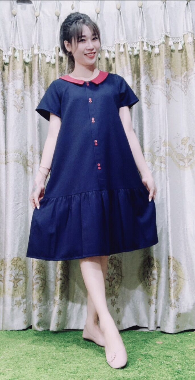 Đầm bầu form suông có Size 45 kg đến 60kg