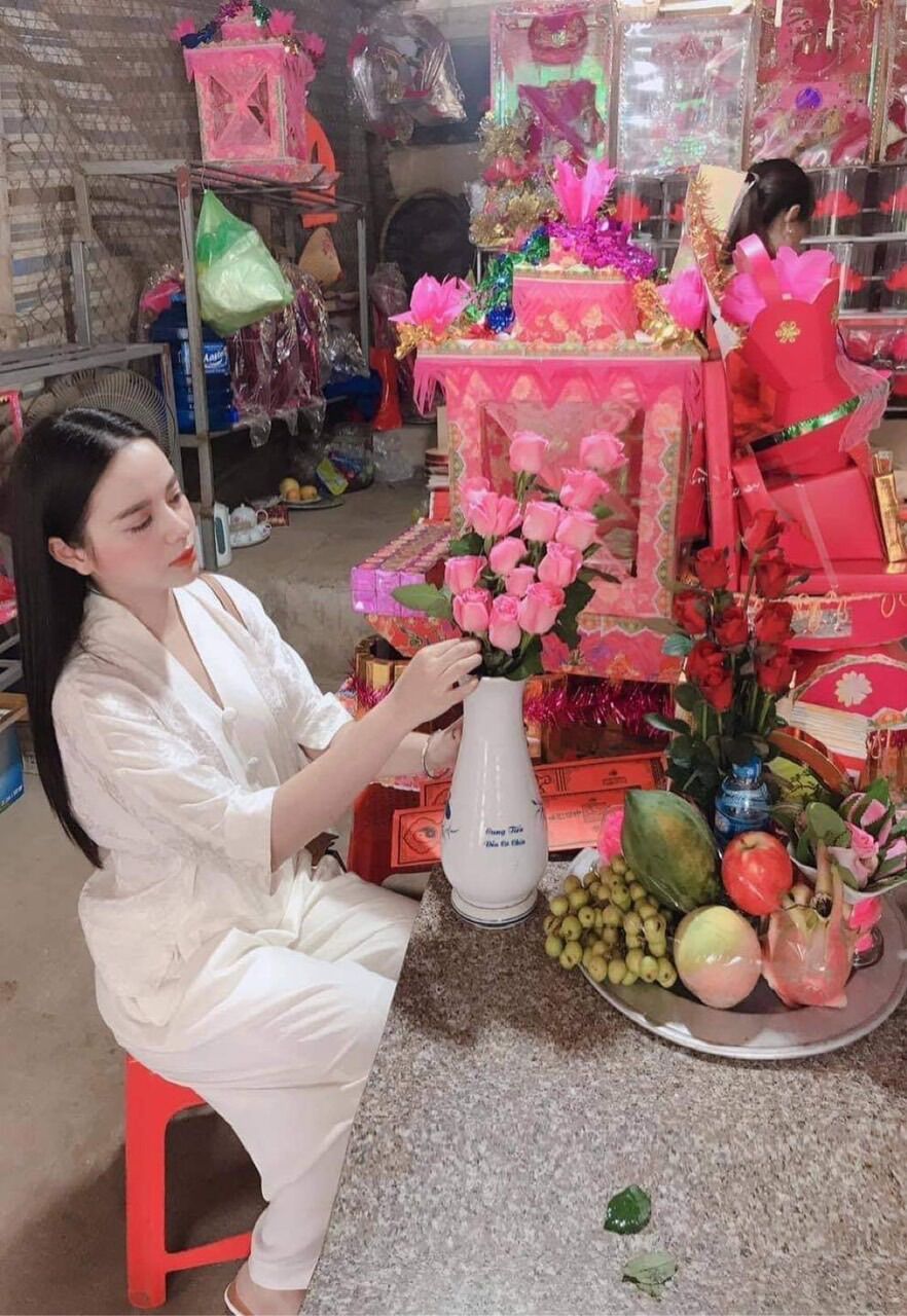 Đồ lam áo tràng bà lai gấm