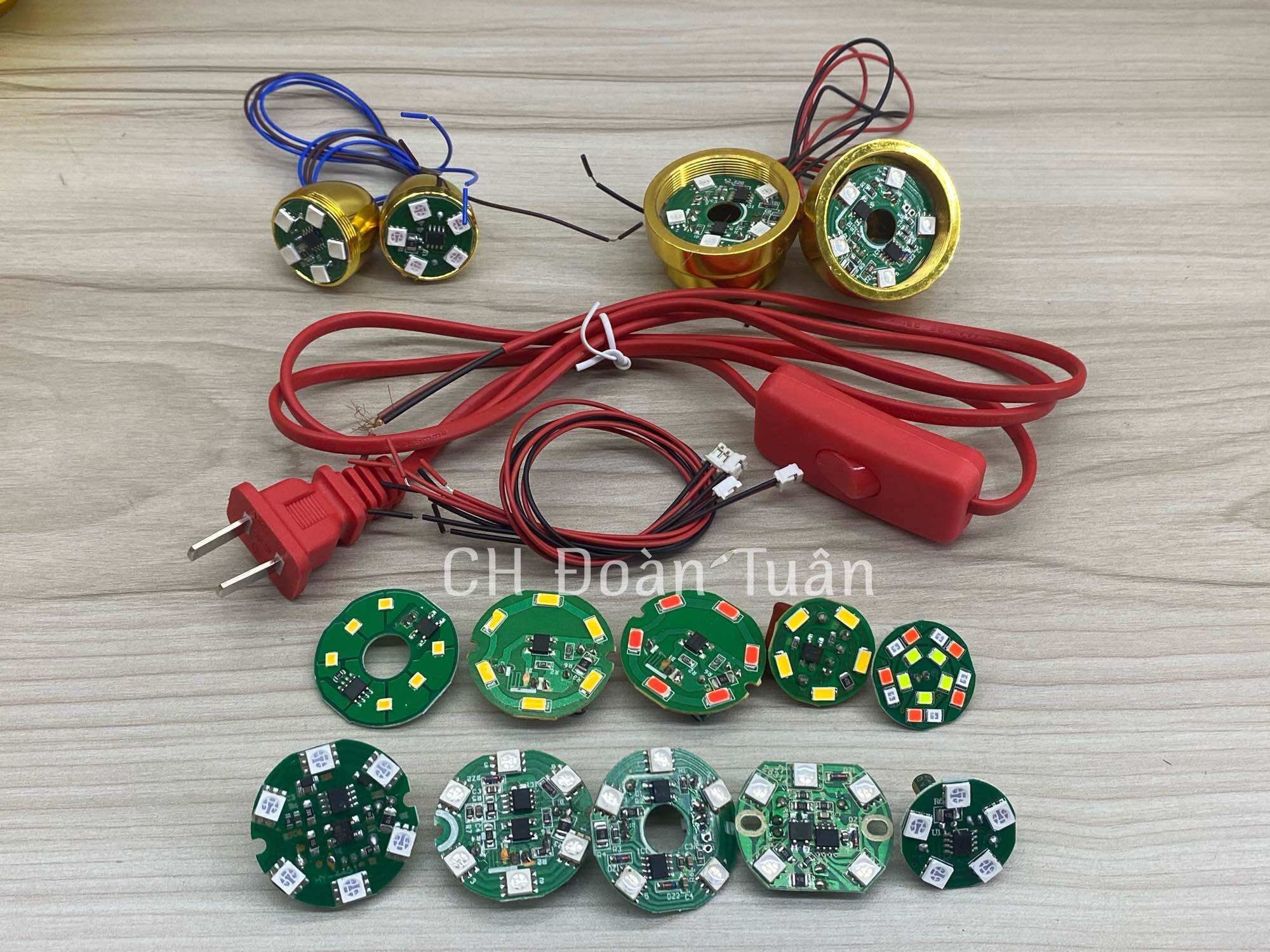 Mạch led thay thế cho đèn pha lê , hũ mạch led - bo mạch led