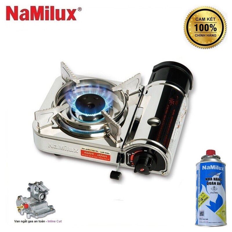 Combo 12 bếp namilux 1711 inox