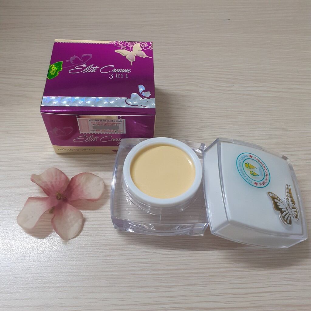 [ MẪU MỚI ] Kem Dưỡng Trắng Da Elite 3IN1 - chất kem mới mềm mịn hơn