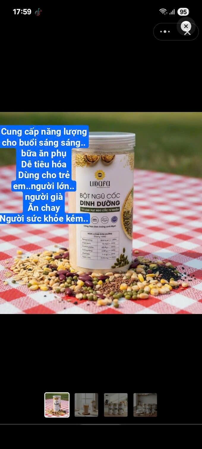 Hạt ngũ cốc dinh dưỡng - Cung cấp năng lượng cho buổi sáng - Dành cho trẻ em và người lớn - An chay - Ngừa sức khỏe kém