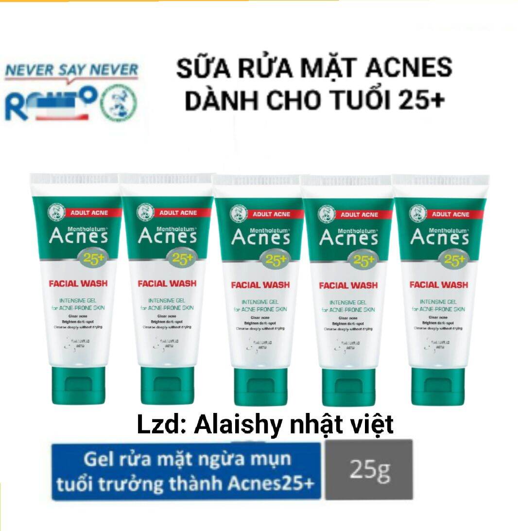 Combo 5 - Sữa Rửa Mặt Acnes 25+ Ngăn Ngừa Mụn Dành Cho Tuổi 25 Trở Lên